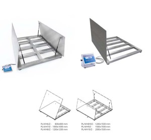 H315.4.6000.H9/Z Cân sàn thép không gỉ, phiên bản pit